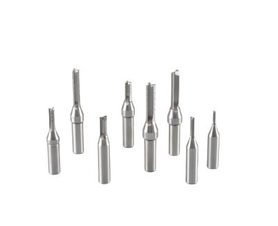 China 1/4 Shank Solid Carbide Router Bits TCT Slot Straight Engraving Bit Milling Cutter For Wood for sale