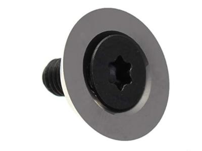 China Inserto de cortador de carburo redondo de 18 mm con tornillos para herramienta de leña en venta