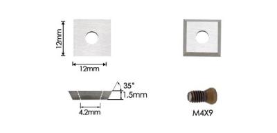 China 12*12*2.2-35° Carbide substituível inserções lâminas de ferramentas de torneamento de madeira padrão 100% Carbide de tungstênio à venda