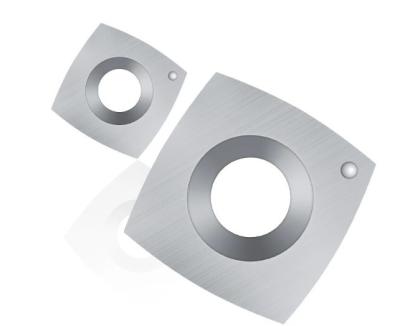 中国 Square shape square radius shape Carbide Indexable Inserts for Wood Turning 販売のため
