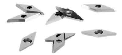中国 Round Hole Handheld Diamond Shape Cutters for Most Woodturning Tools 販売のため