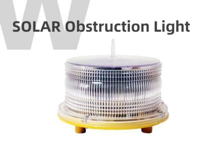China Red Flashing Anti UV Solar Obstruction Light Solar Powered Aircraft Warning Lights for sale