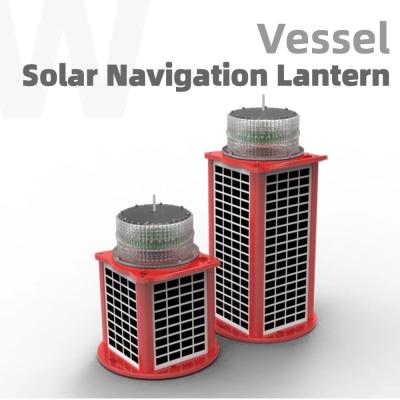 China 6nm Visibility Solar LED Vessel Navigation Lights Polycarbonate for sale