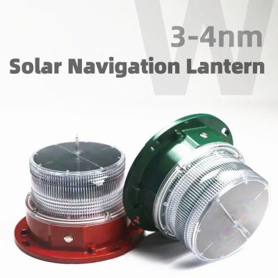 China 3-4nm Visible LED Solar Marine Navigation Lights for sale