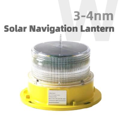 China IMO Bridge Navigation Lights Solar Marker Lights 3nm 4nm Visibility for sale