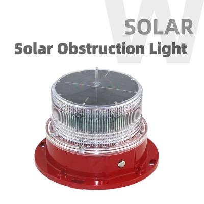 China FAA ICAO Solar GPS Aircraft Warning Lights Synchronous Flashing for sale