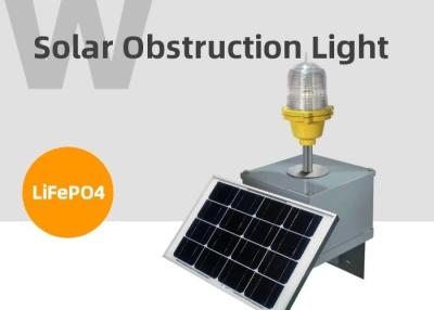 China Low Intensity Steady Burning Aviation Obstruction Light Solar Powered FAA L810 for sale