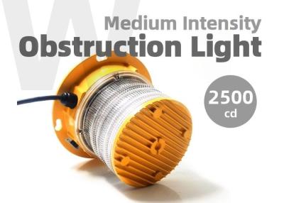 China OM2K Medium Intensity Obstruction Light Led Anti UV Excellent Heat Dissipation for sale