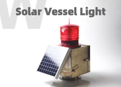 China Port Starboard Solar Powered Boat Navigation Lights 5nm Visibility for sale