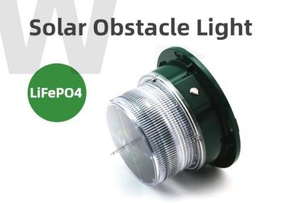 China TFS1803 LED Solar Aviation Light For Tower Crane ICAO Red Green For Construction Areas for sale
