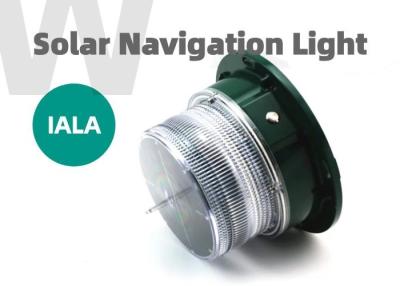China Super Bright Flashing Navigation Lights Solar Integrated IP68 Waterproof for sale