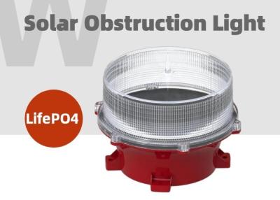 China Low Intensity Building Obstruction Light LED Solar Powered Aviation Obstruction Light for sale
