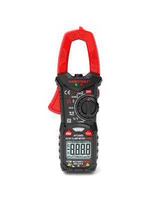 China HT206D AC/DC Digital Clamp Meter Current Voltage Resistance Continuity NCV for sale