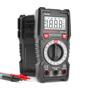 China Test Resistance Automatic Digital Multimeter HT830L 600V 2000 Counts Battery for sale