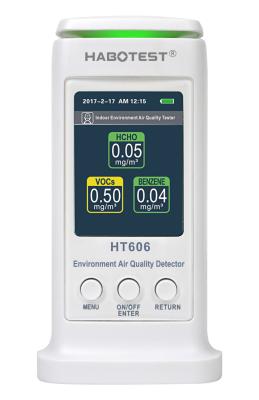 China HT606 Indoor Air Quality Detector HCHO TVOC Benzene Humidity Temperature Measurement for sale