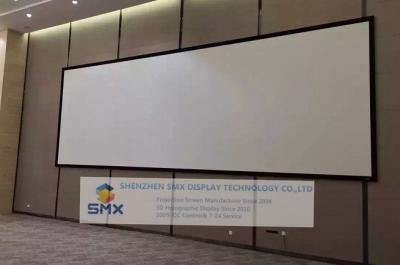China Large Custom Size Fixed Frame Screen 4K Cinema Projection Screens 10x4 Meter for sale
