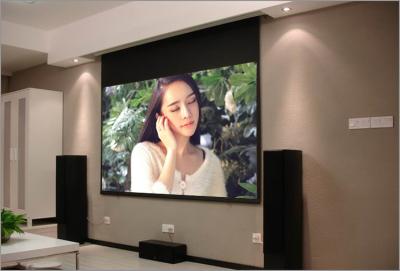 China Ceiling Mount Roll Up Electric 100 inch 16 9 projection screen for Education for sale