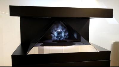 China Advertising 3D Holographic Display Pyramid Showcase Holocube With Audio for sale