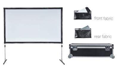 Chine Outdoor Portable Fast Folding Projector Screen With Adjustable Leg For Home Yard Camping à vendre