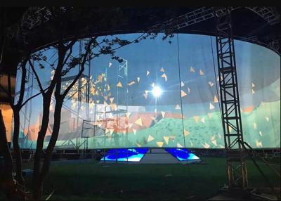 China 3D Holographic Mesh Projector Screen For Holographic Screen 360 Degree Stage For Fog Screen Projection for sale
