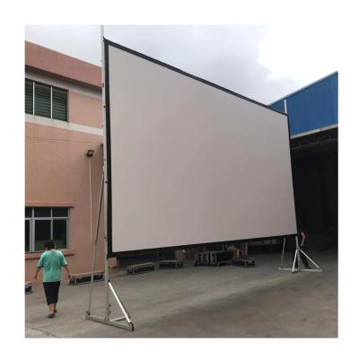 China Portable Fast Fold Screen 300 Inch 16:9 Front Projection With Flight Case en venta