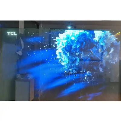 China 3D Rear Projection Film Clear Gray Holographic Rear Projection Screen Film en venta