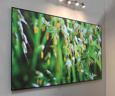 China 100 Inch Fixed Frame Screen Black Diamond Projector Screen 170° View Angle for sale