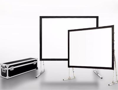 China Format Customized Fast Fold Projection Screen One Year Warranty For Conference for sale