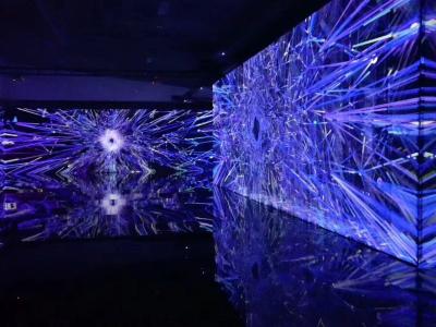 Cina schermo Holo - garza dell'ologramma 3D del sistema di proiezione di 9.5x50m Hologrpahic per il concerto in vendita