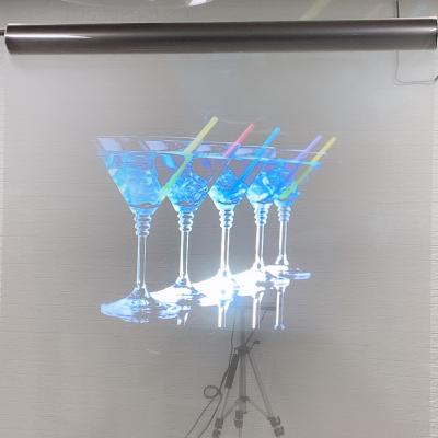China filme da janela da projeção traseira de 1.52X30m/filme transparente holográfico para o shopping à venda