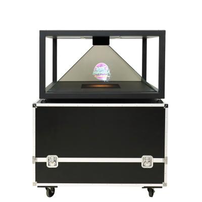 China 19” Full viewing angle 360 Degree Holographic Display Hologram Advertising Display System for sale