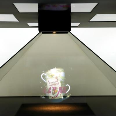 Cina Grandi lati di dimensione 4 scatola olografica di Holo della vetrina dell'ologramma del contenitore per esposizione da 360 gradi in vendita