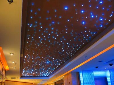 中国 リモート・コントロール家の映画館のための80W RGBWYの繊維光学の星のパネル60x60cm 販売のため
