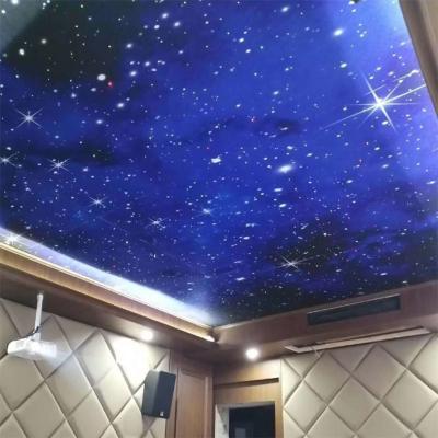 China KTV Bar LED Beads Fiber Optic Star Ceiling Panels 12VDC Project Installation for sale