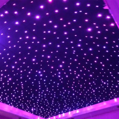 Chine La FCC PMMA a mené le lobby d'hôtel de caviar de panneaux de plafond d'étoile pour le toit de cinéma à vendre