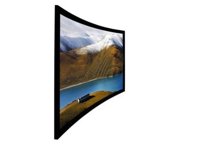 China 150'' Cinemascope screen ,  Fixed Frame Curved Projection Screen wall mounted for sale