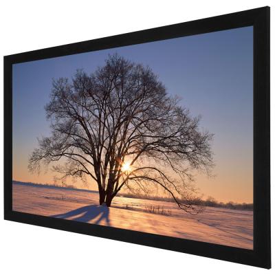 China Custom 100 Inch 4K Ultra HD  Fixed Frame Screen / Home Theatre Projection Screen for sale