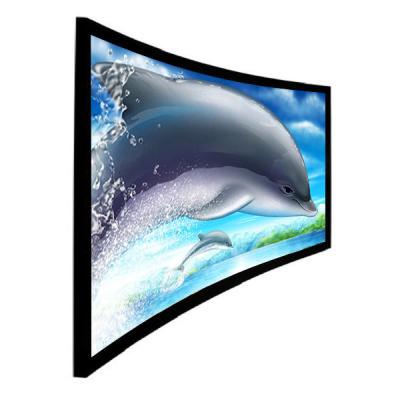 China 180 or 360 degree Immersive 3D Curved Projection Screen for Home Cinema for sale