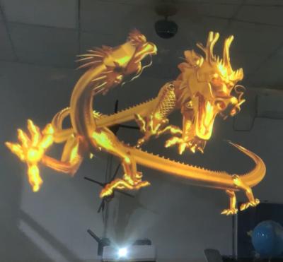 중국 라이브 쇼를 위한 완전한 거즈 3D 전문자필 메쉬 스크린 투명한 방화 판매용