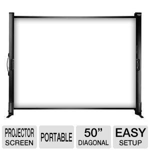 China Electric Fixed Projection Screens For Tabletop Presentation , Retractable for sale