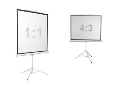 China Indoor / Outdoor Tripod Stand Projector Screen 70