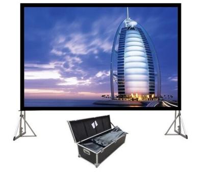 China 120inch 16:9 Home School Office 170 Degree View Angle 1.1 Gain Fast Fold Projection Screen for sale