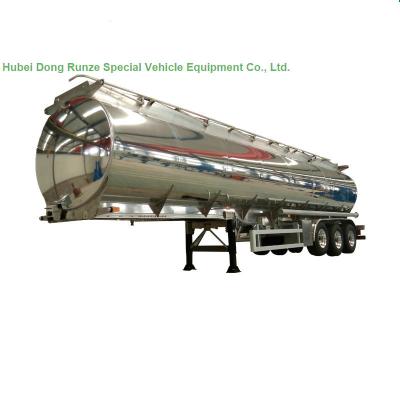 China Aluminum Alloy Fuel Tank Semi Trailer 45000L ~50000L With Air Bag Suspension for sale
