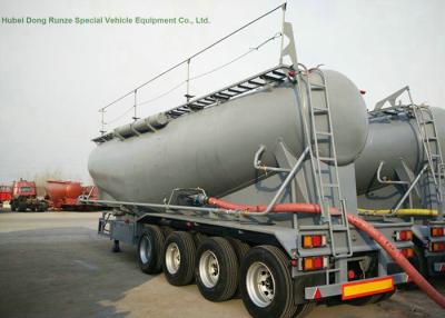 China del árbol 68-70cbm 4 del tanque remolque semi, remolque a granel alto Performnce de trabajo del cemento en venta