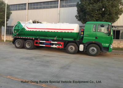 China HOWO 8x4 Septic Vacuum Trucks , Sewage Removal Truck High Capacity for sale