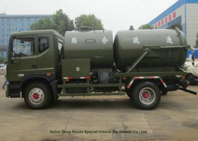 China Heavy Duty Septic Vacuum Trucks For Oilfield / Fecal / Sewer Cleaning for sale