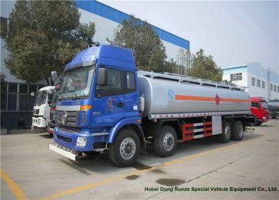China Foton Auman 8x2 Fuel Oil Truck For Diesel Oil Road Transport 27000 - 30000L for sale