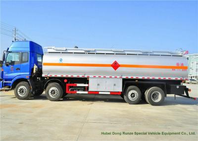 China FOTON AUMAN Steel Oil Tanker Truck , 24000L Diesel Fuel Tank Truck for sale