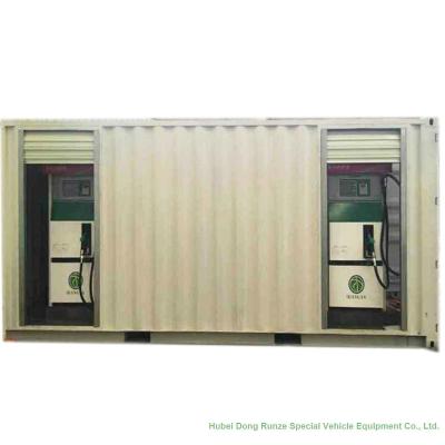 China ISO Standard Mobile Gasoline Station Tank Container 20 FT 10000 -20000 Liters for sale