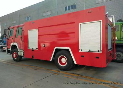 China Sino HOWO 10cbm Pumper Fire Truck / Fire Department Vehicles 8000-10000 L for sale